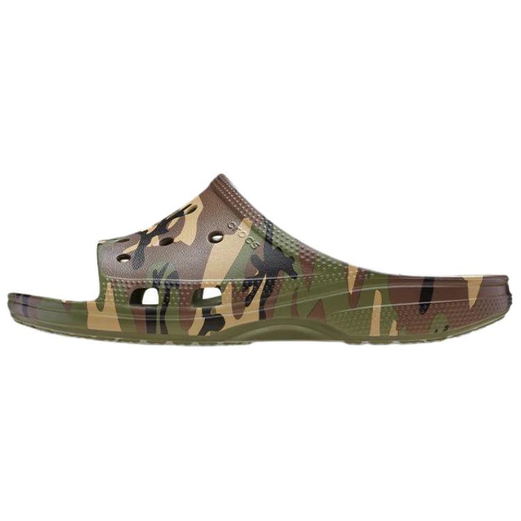 Crocs Saturday Abrasion Resistant Slide Slippers Men s Army Green 213312-3TC 41-42
