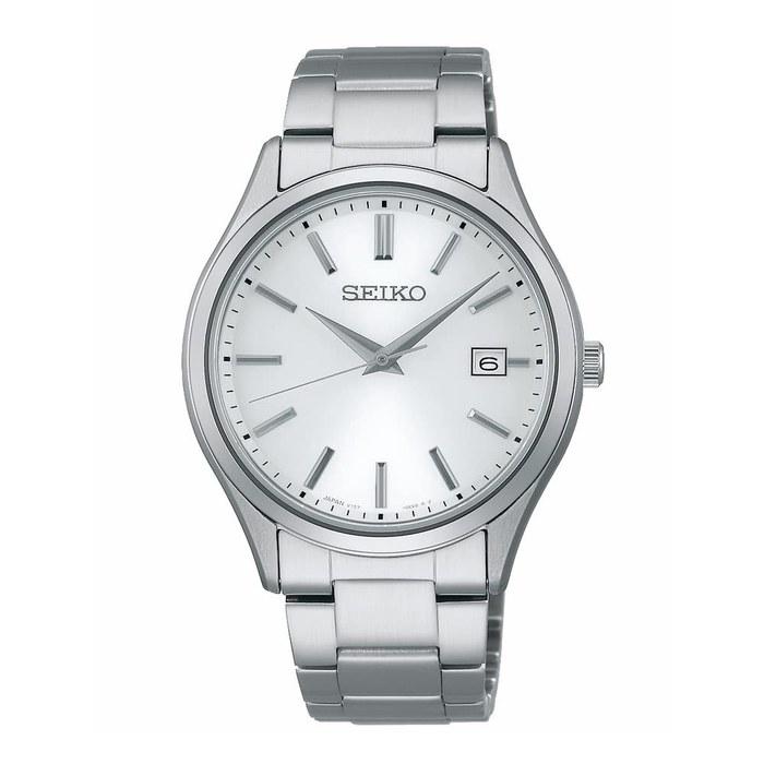 [Seiko Watch] SEIKO SELECTION SBPX143 S Series Men s Watch, Solar, Date Calendar, White Dial, Stainless Steel, Pair Model
