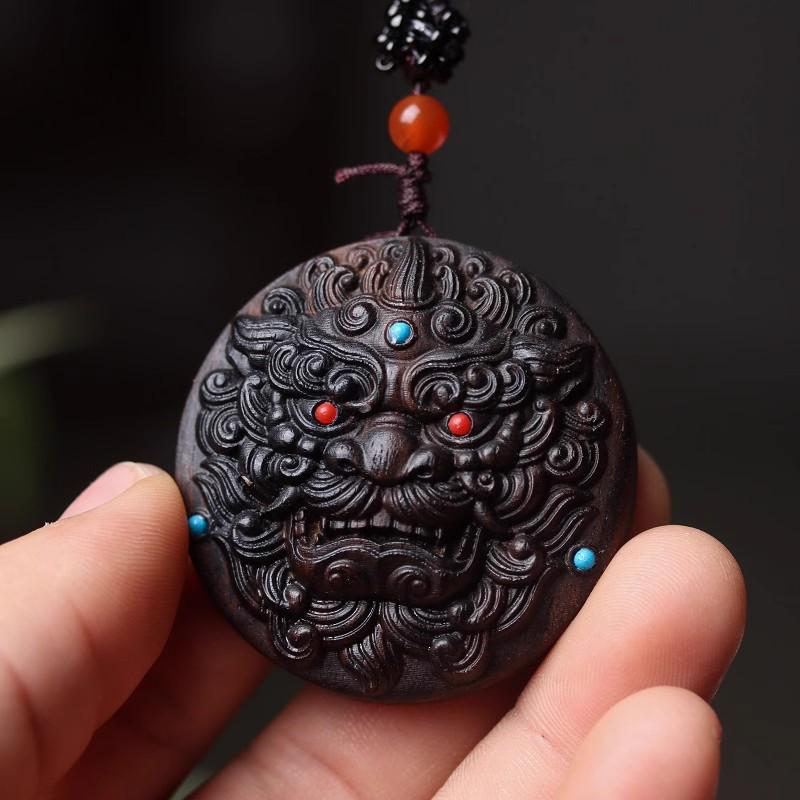 Chengui Zhao Gongming Martial God of Wealth Pendant Necklace – Five Ways God of Wealth Design for Men and Women