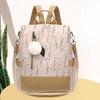Mochila da moda, mochilas femininas de grife famosas, de qualidade, com patchwork, estampado, tecido Oxford, bolsa de estudante