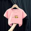 Super Soft Childrens ShortSleeved Tshirt Summer New Cartoon Car Print Top Modal Fabric BestSelling Kids Clothing