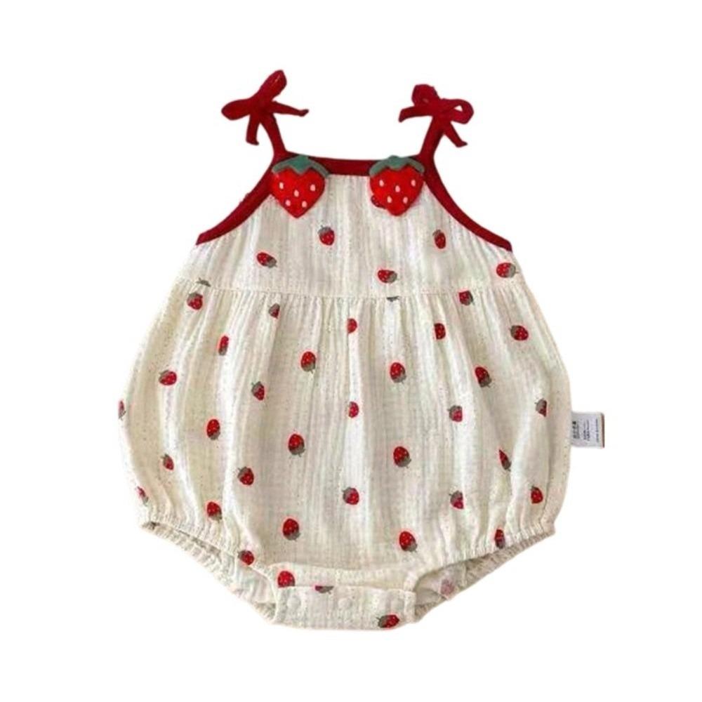 Thin Baby Romper Sweet Bow Baby Clothes Fashion Baby Sling Jumpsuit  Baby Girl 66