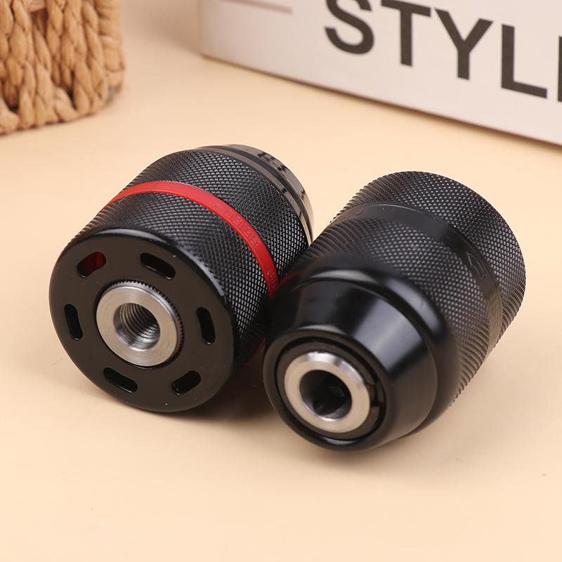 Keyless Metal Ratchet Drill Chuck,Self-Locking Chuck,10Mm 13Mm,Quick Change Conversion,For Drill Bit Taps Socket&Screwdriver