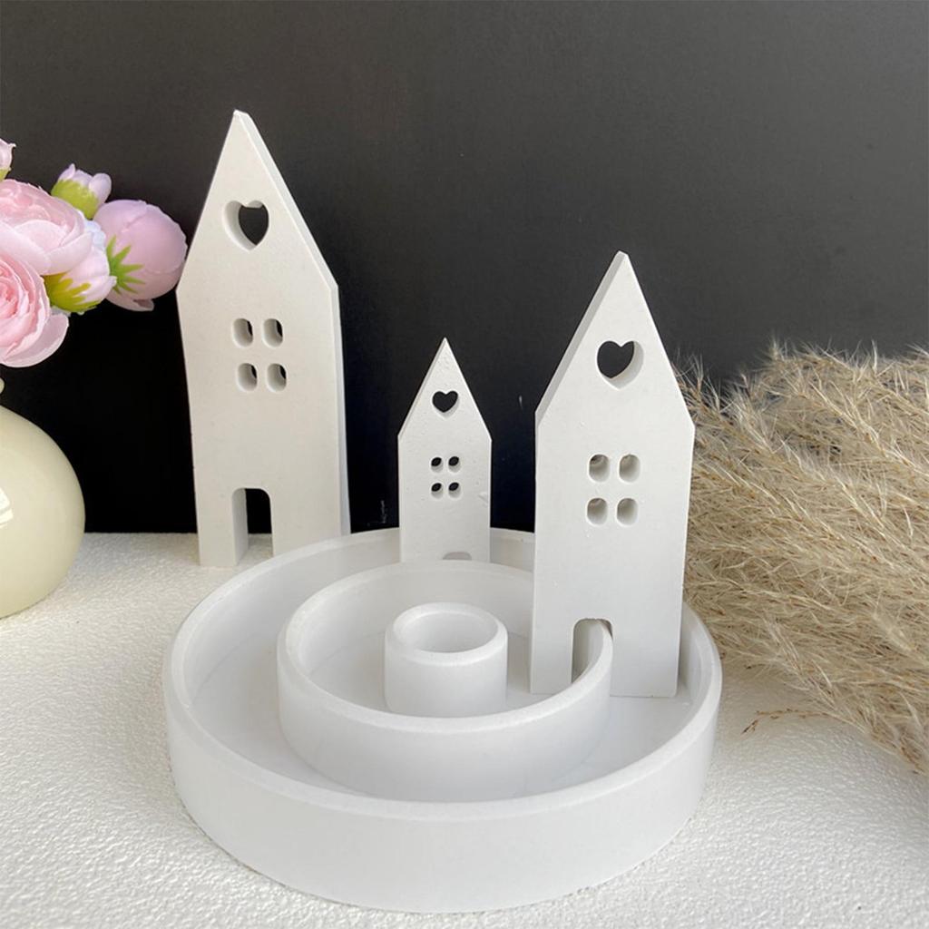 Decorative Silicone Molds For Cement Lighthoue Resin Making Mould DIY Craft Supplies For Pastries Candies Desserts DIY Projects