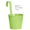 Space-saving Flower Bucket with Hook Iron Detachable Hanging Plant Holder for Railing