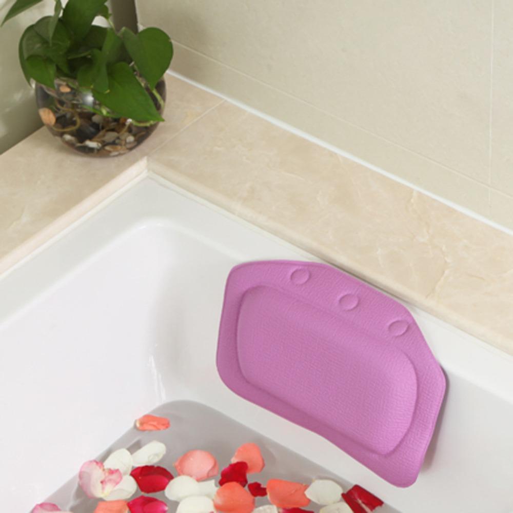 

Non-slip Bath Pillow Waterproof Spa Headrest Neck Support Headrest Bath Cushion Spa фиолетовый