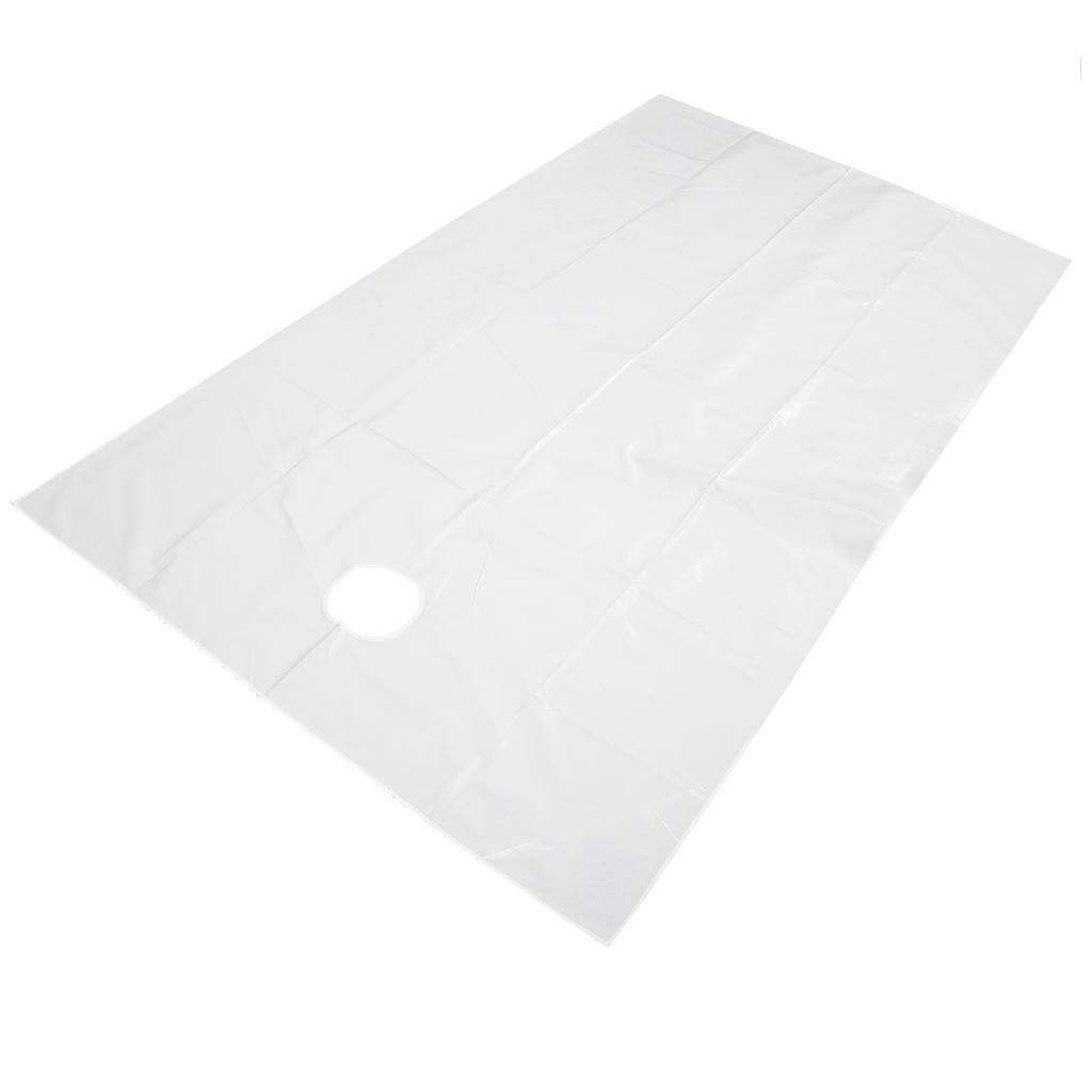 Beauty Salon Sheets SkinFriendly SPA Massage Table Bed Cover with Face Breath Hole(White )