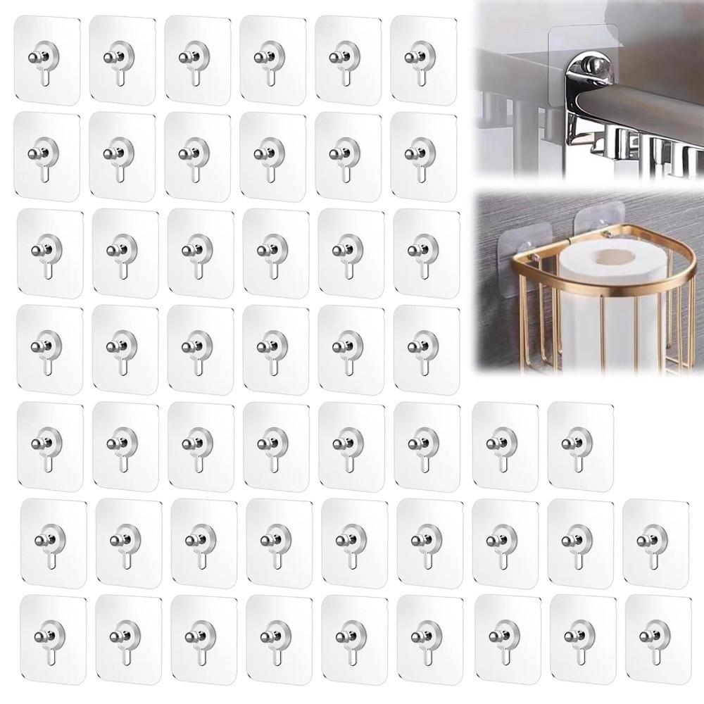 10PCS Punch-Free Picture Frame Hook Transparent No Drill Hooks New Non-Marking Hooks for Wall Decor
