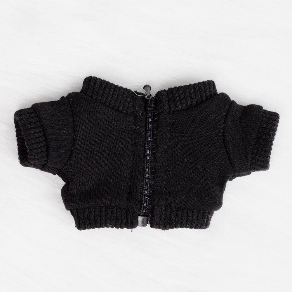 17cm Labubu Macaron Hoodie Puppenkleidung (Ohne Hut, mit Reißverschluss) – Anpassbares Muster