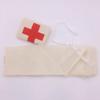 First Aid Kit Accessory - Red Cross Bandage - Pure Cotton Bandage for Binding and Fixation - Used for Training Triangular Bandage