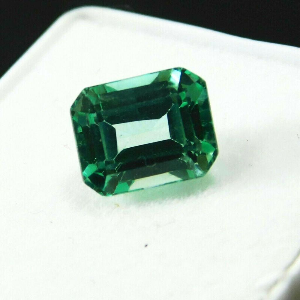 CERTIFIED Montana Sapphire 3 Ct Ring Size Emerald Cut Natural Loose Gemstone A-761