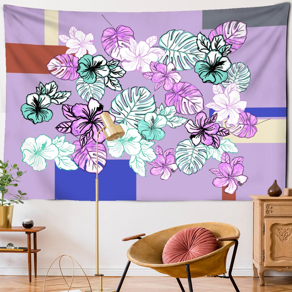 Flower Tapestry Wall Hanging Mandala Bohemian Hippie Witchcraft Art TAPIZ Dormitory Living Room Decor