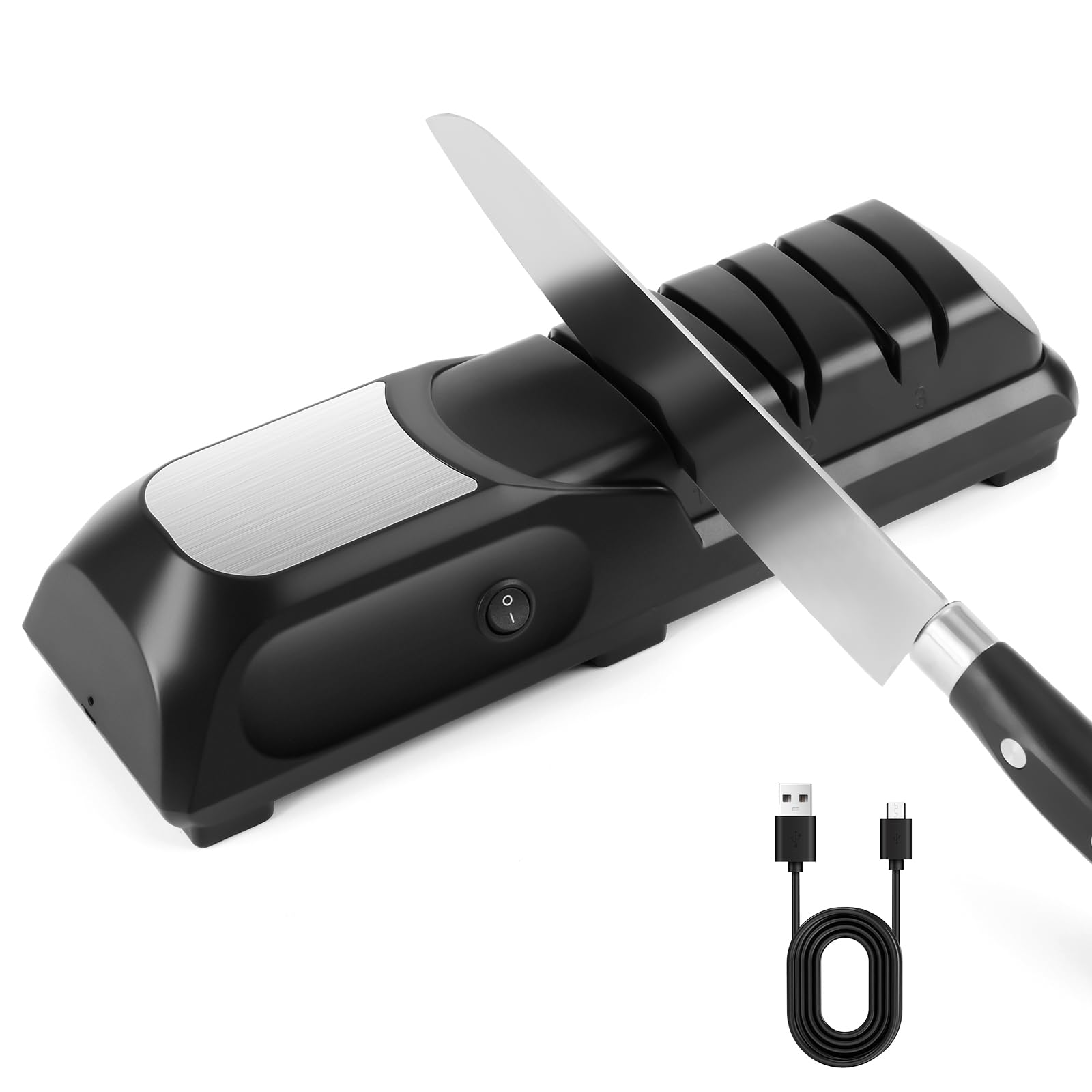 

Новый нож RunElves USB нож Single Double Wave нож Diamond Ultra High Easy для ножей с лезвием 3 мм или инструкцией по эксплуатации в комплекте [2025] чёрный