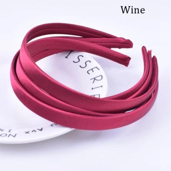 20 Stück/Los 1,5 cm Breite Haarreifen Stirnbänder für Frauen Kinder Haarband Haaraccessoires Satinband Haarband Stirnband Make-up Sport