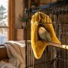 Foldable Design Plush Blanket Cage Hand Washable Bird Warm Corner Fleece Bird Blanket  For Parakeet