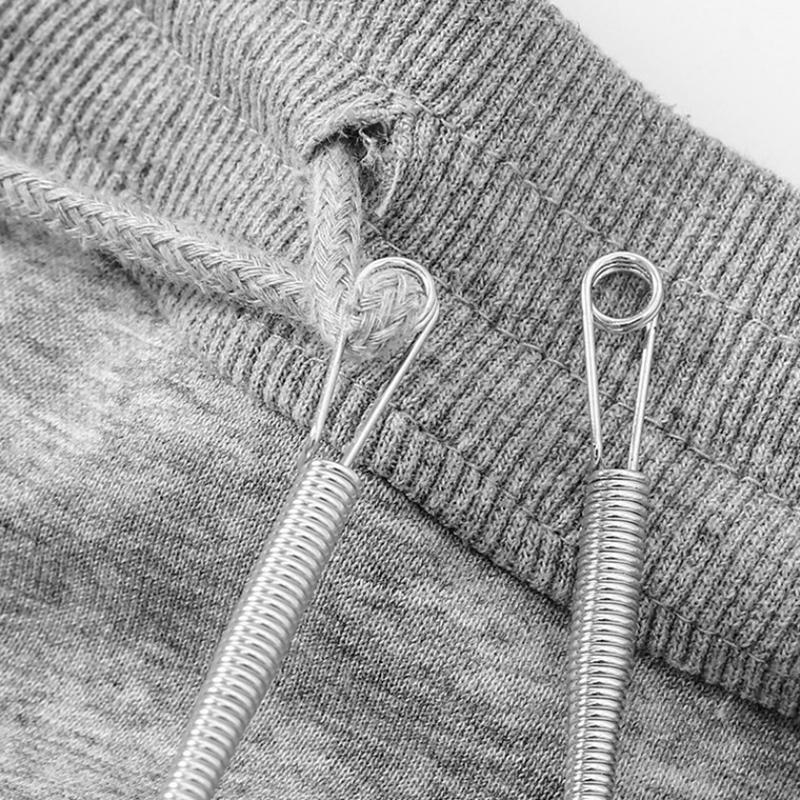 Biegbarer Feder-Kordelzug-Einfädler-Clip Hosen Kapuzenpullover Elastisches Band Spitze Kordel Flexibler Kordelzug Faden DIY