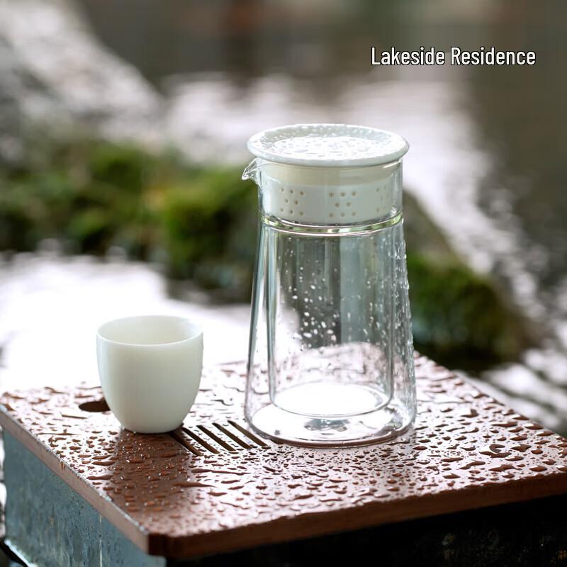 Hupanju Portable White Porcelain Travel Tea Set