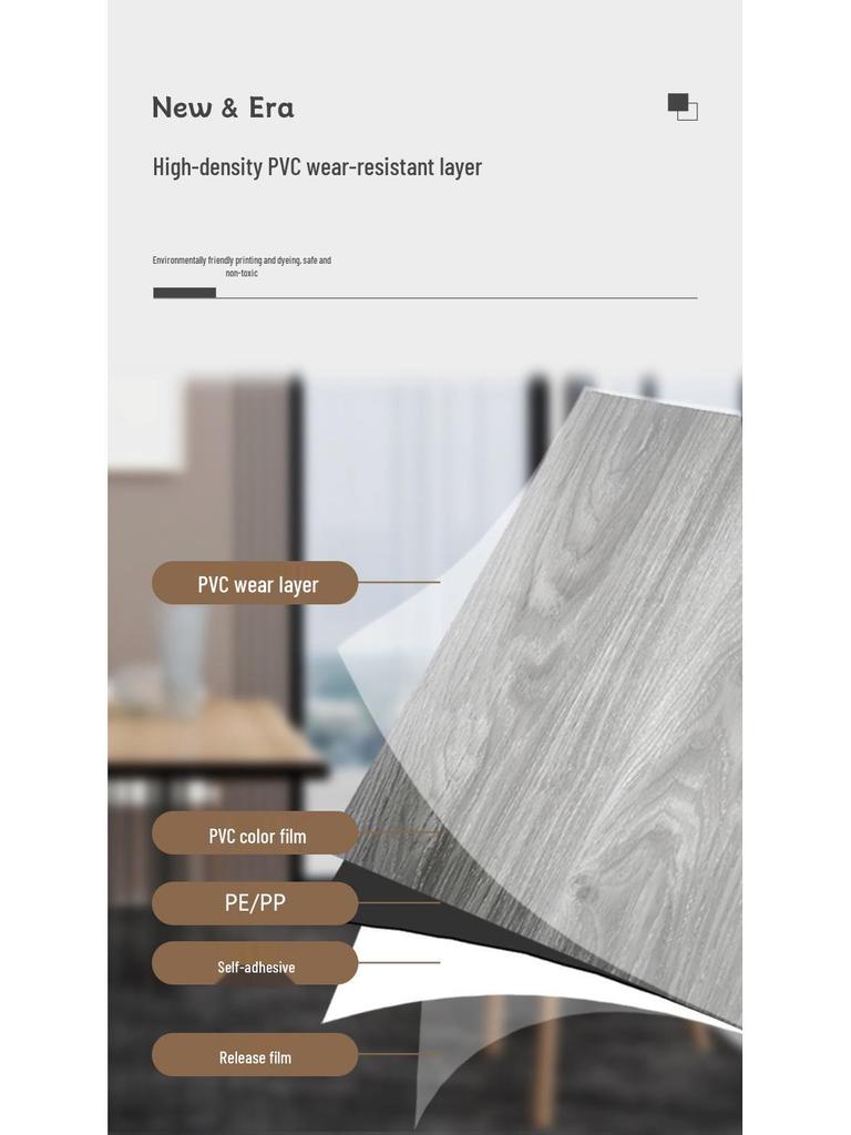 3D Embossed Wood Grain Wall Sticker: Waterproof TV Background Decor Panel