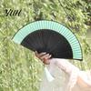 Sophisticated Gift Folding Fan Bamboo Hand-Held Chinese Vintage Lightweight Cooling Exquisite Tassel Handheld with Tassels for Dance Music Festival