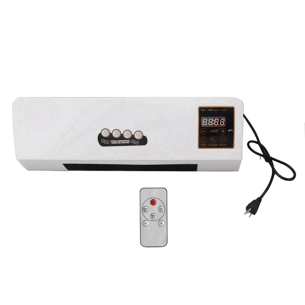 Wall Mount Air Heater Wall Mounted Heating Machine Dual Use Highly Efficient Wide Angles Mobile Small Air Heater Wall Air Heater