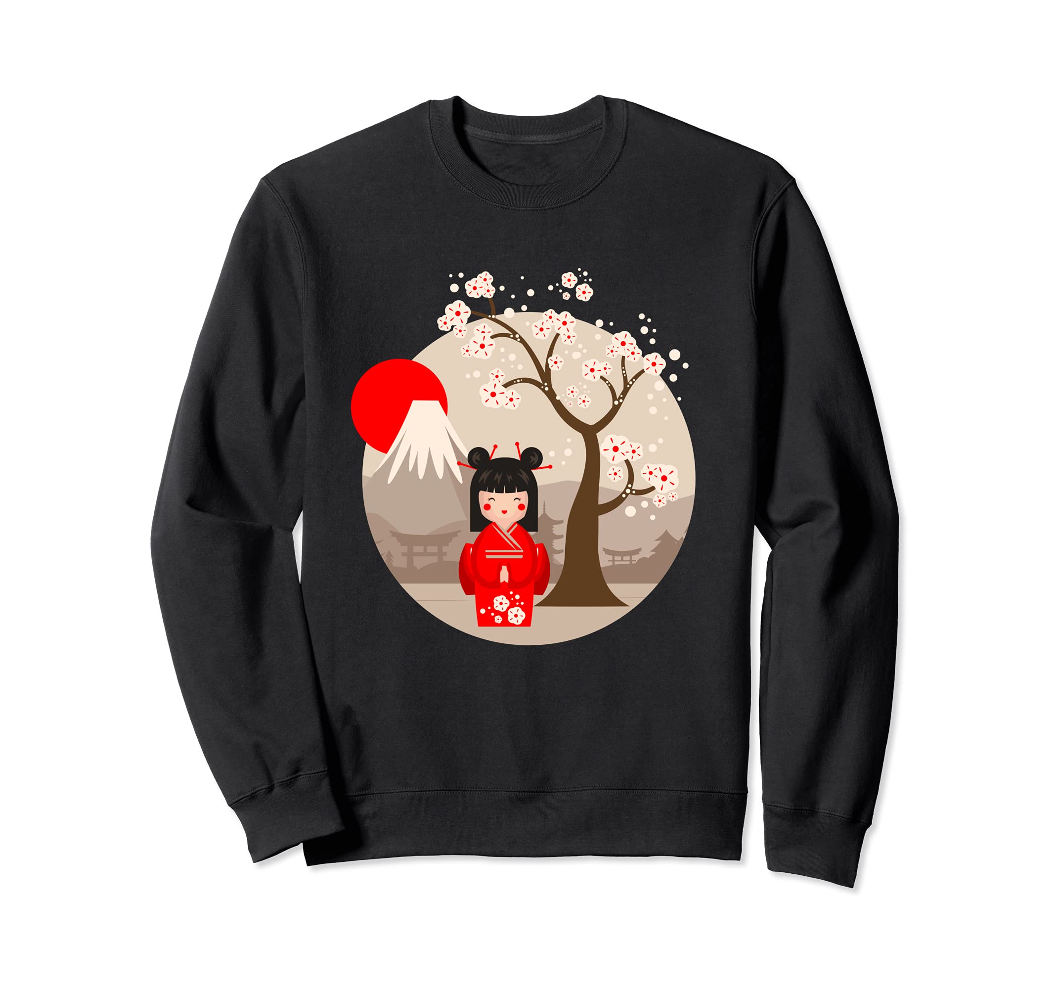 

Kokeshi doll sweatshirt чёрный