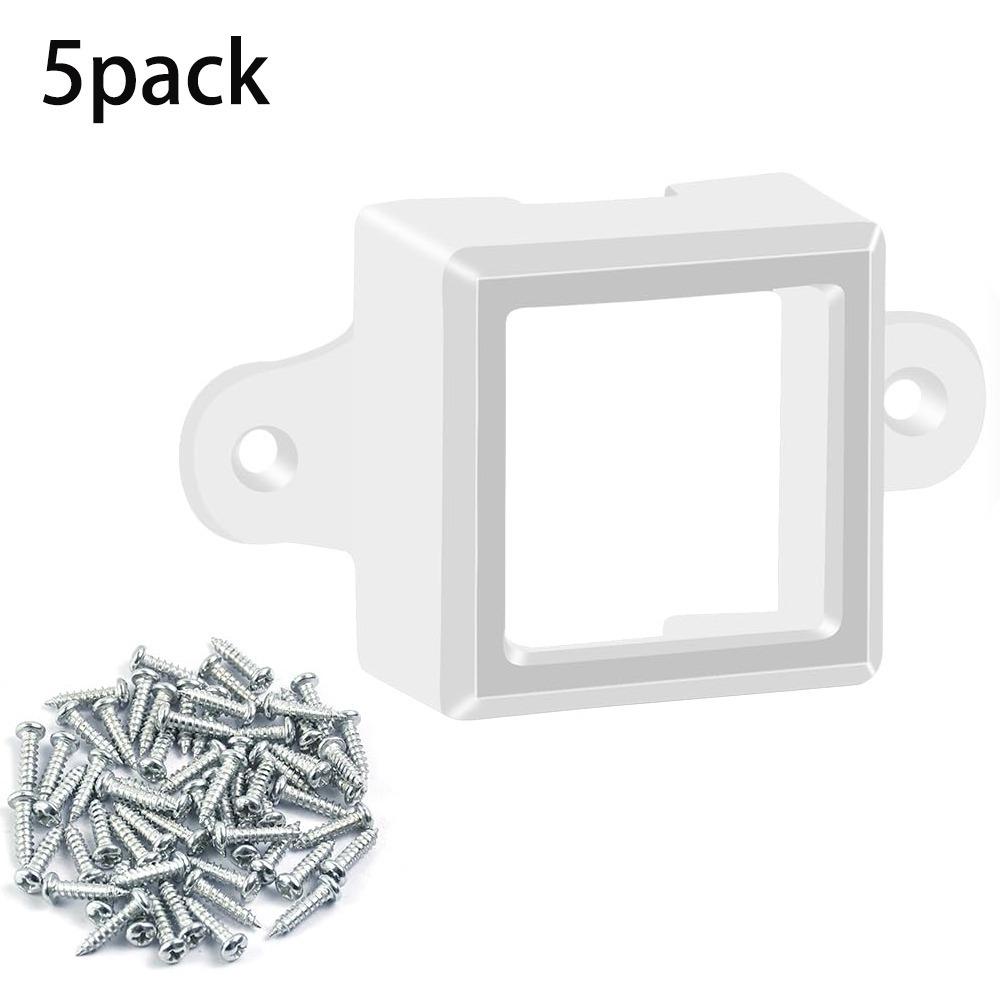 

5pcs Weather Resistant LED Bracket H705 Universal Light Clips Eave Mount Outdoor Light Holder for Govee LED Lights Outdoor