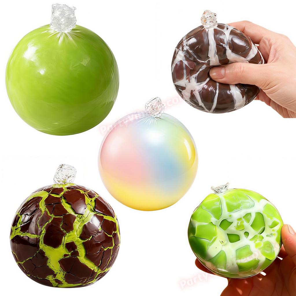 Squishy Stress Balls Slow Rebound Cantaloupe Chocolate Squeeze Toy for Adult Quiet Sensory Fidget Toy Soothing Relieving Stress