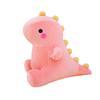 Cute Dinosaur Plush Toy Soft Feather Down Cotton Stuffed Animal Gift Wholesale 22cm Pink