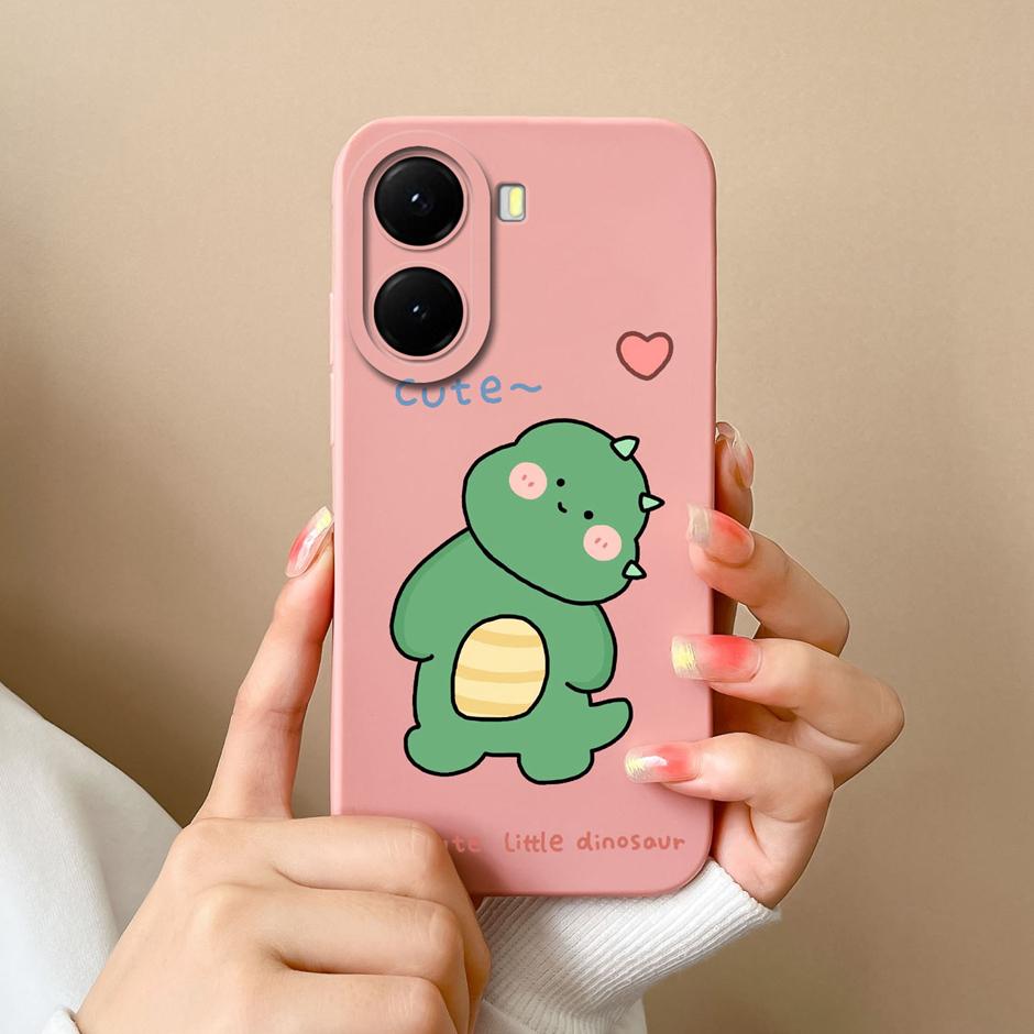 For Xiaomi Poco X7 X7 Pro Cases Cartoon Dinosaur Bear Shockproof Anti-fall Creative Soft Shell For Xiaomi PocoX7Pro Capa Funda