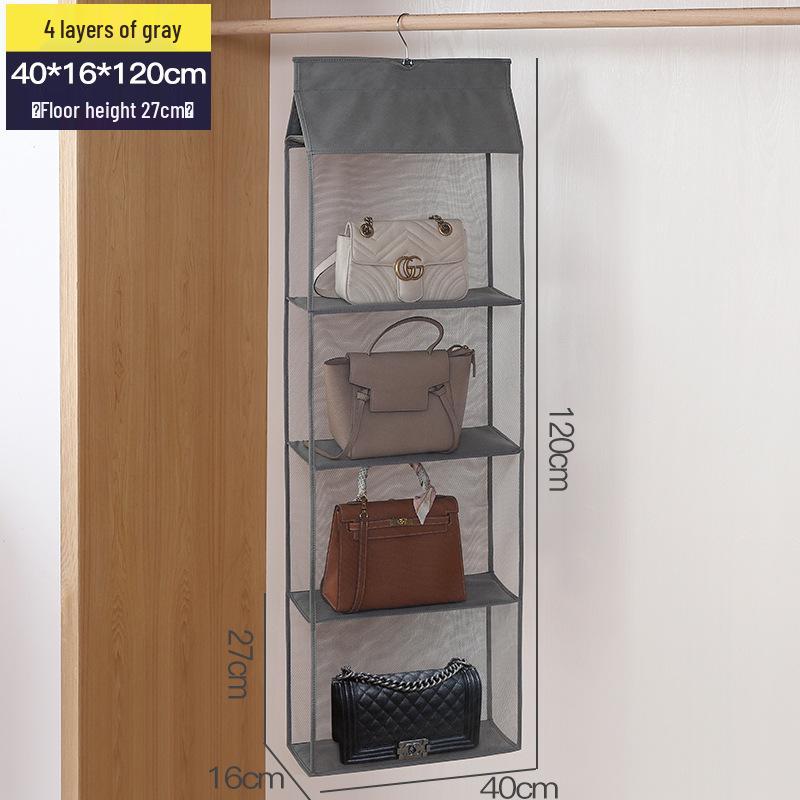 Hanging Wardrobe Storage Organizer Rack