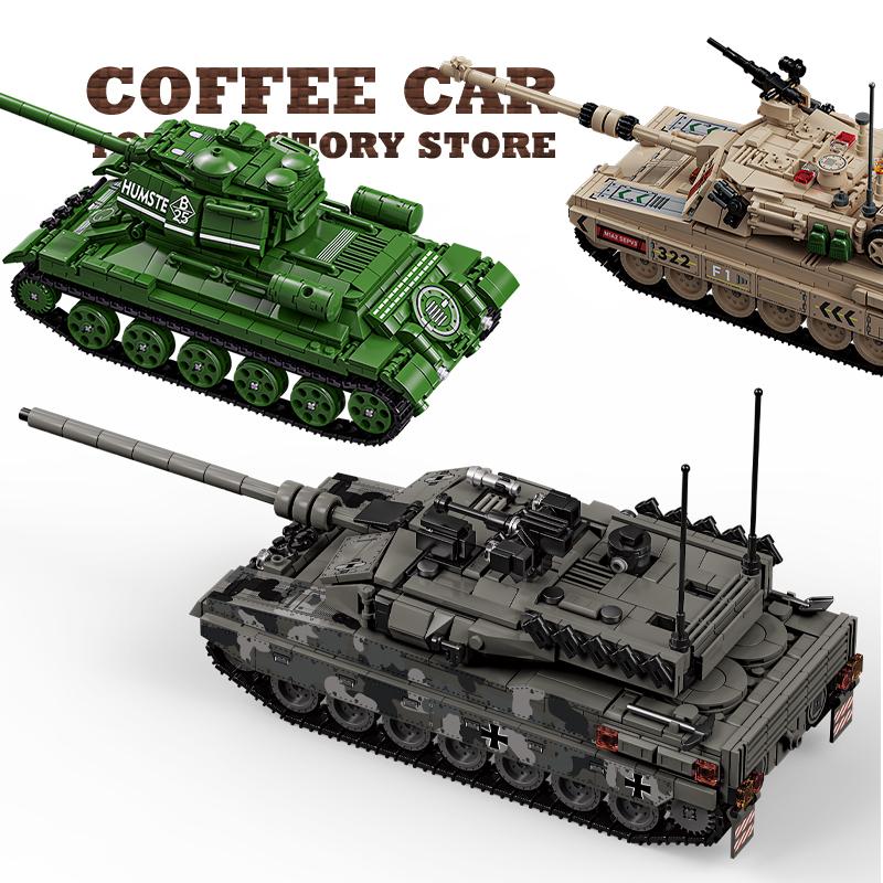 WK2 Militär Klassischer Panzer Bausteine Set NEU Armee Panzerwagen Modell Kriegs Waffe Panzer MOC Steine Spielzeug Erwachsene Kinder Jungen Geschenke
