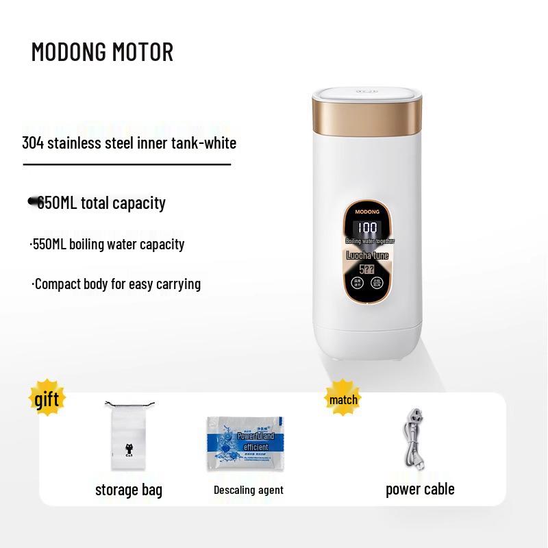 Modong Portable Electric Hot Water Cup: Multi-functional Travel Boiler & Warmer