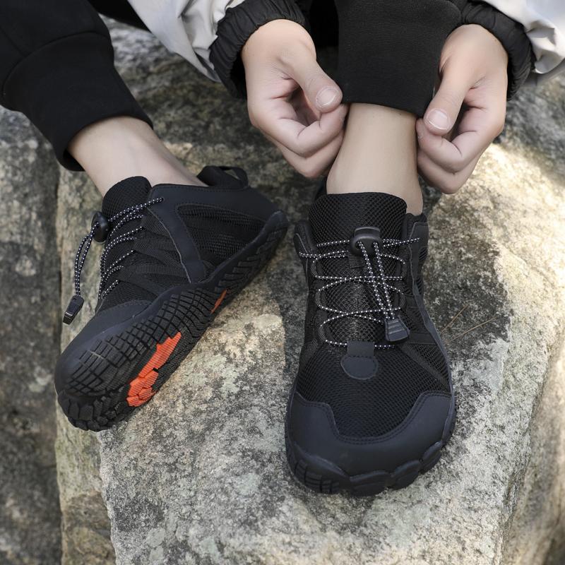 Hiking Sneakers Barefoot Sports Shoes Camping Trekking Shoes Non-slip Elastic Sole Breathable Mesh Fitness Training Footwear