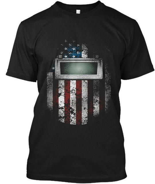 

American Welder Hood T-Shirt Made in the USA Size S to 5XL L