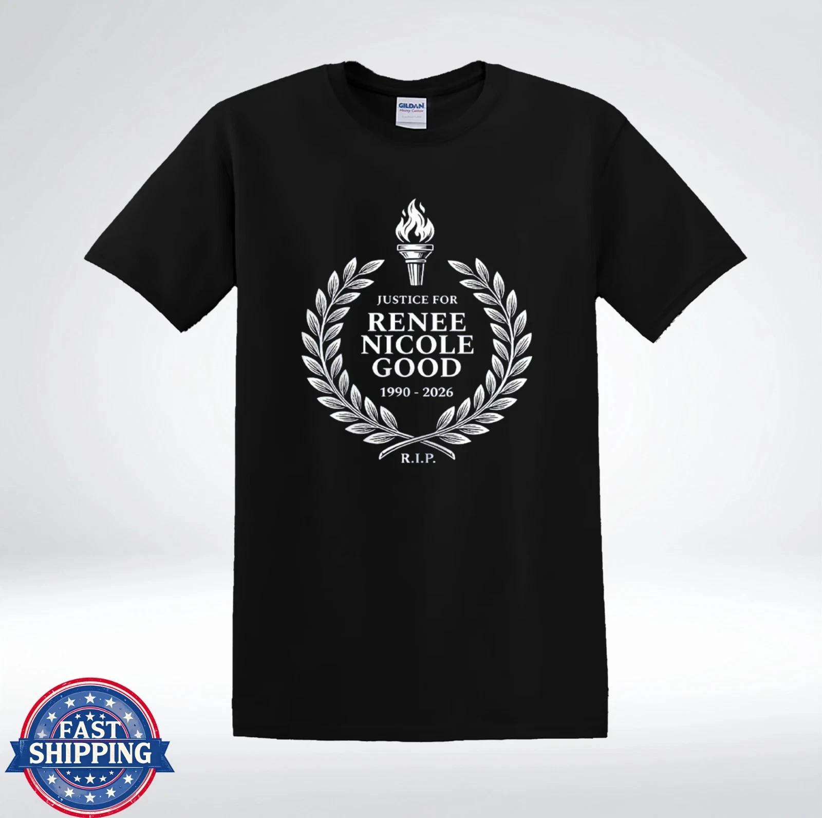 Justice For Renee Nicole Good Memorial Tribute T shirt L