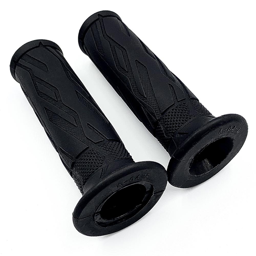 

7/8 22mm Motorcycle Handlebar Grips Rubber For Suzuki GSF250/400 Bandit SFV650 SV650 TL1000 GSXR600/750/1000 GSXR1300 Hayab Black 1