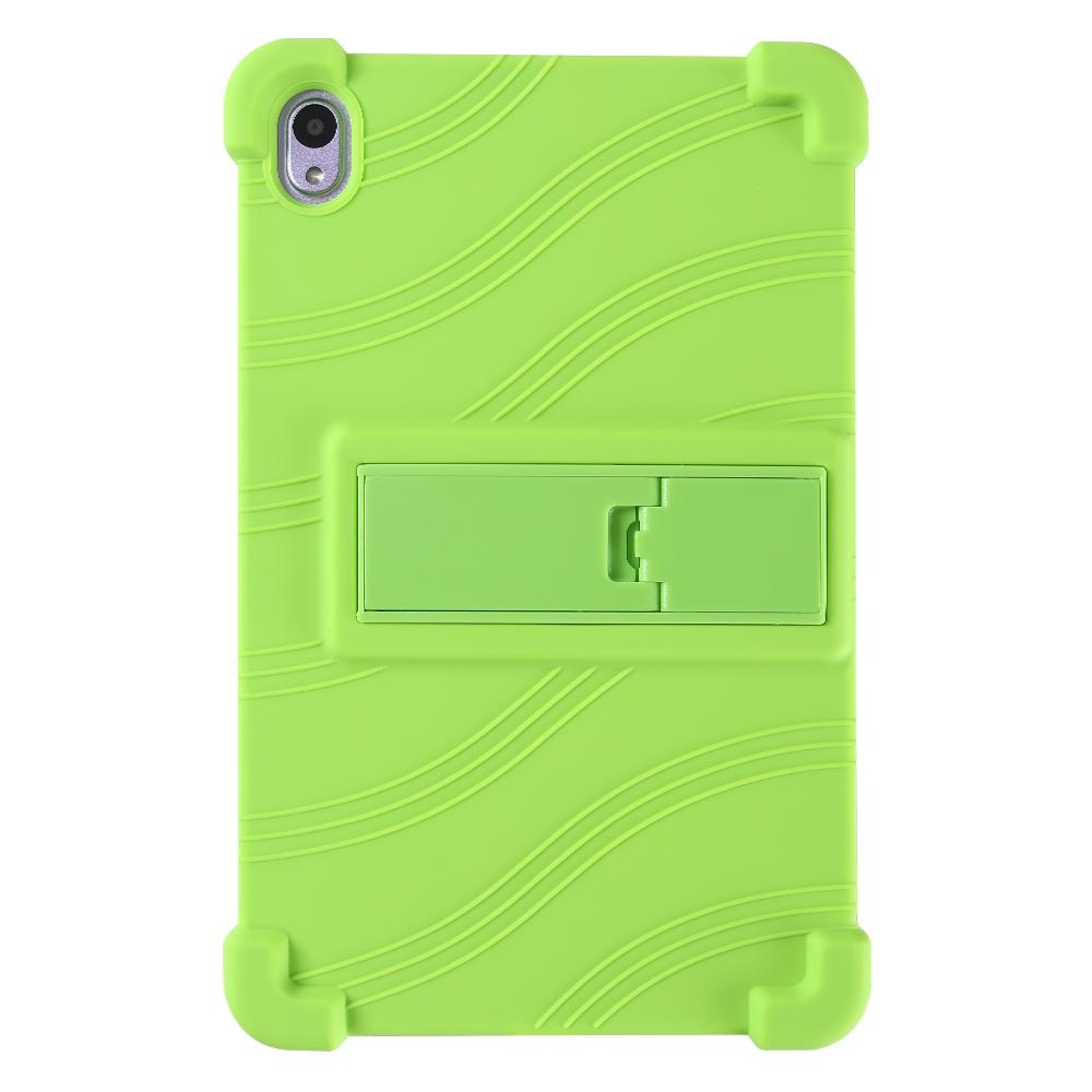 Pentru tabletă Walmart Onn 7 inch Gen 4 (2024) Husă din silicon cu suport, husă protectoare robustă