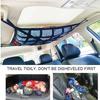 Car Ceiling Storage Net Pocket Auto Stowing Tidying Accessories Car Roof Storage Bag Interior Cargo Net Breathable Mesh Bag