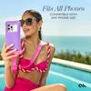 IP68 Dustproof and Waterproof Waterproof Floating Pouch for Smartphones Up To Purple Paradise Case-Mate (Highest Rating) 6.7 Inches, Purple/Fuchsia -