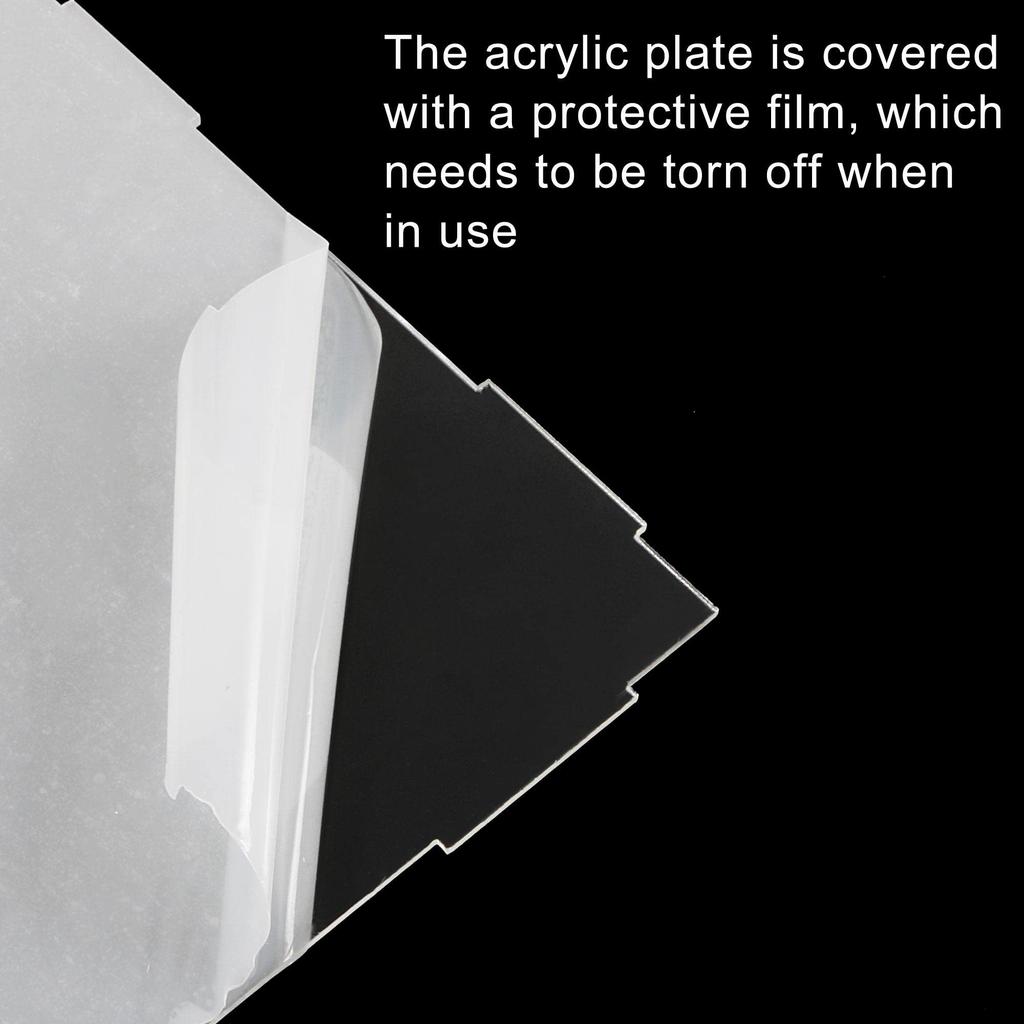 Uxcell Display Case, Dustproof, Protective Cube, Clear Acrylic, 30x20x30 Cm