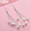 925 Sterling Silver Wedding Jewelry Bead Earrings