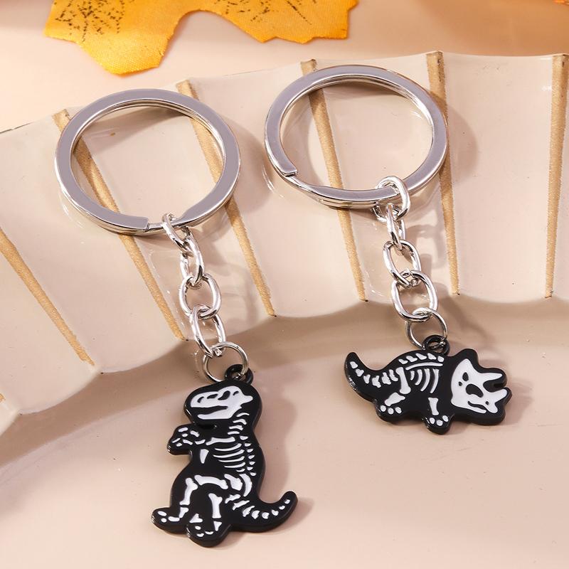 2 Pcs Skull Keychain Halloween Ghost Claws Key Ring Pendants for Men Women Handbag Decor Charms DIY  key Chain Jewelry Gifts