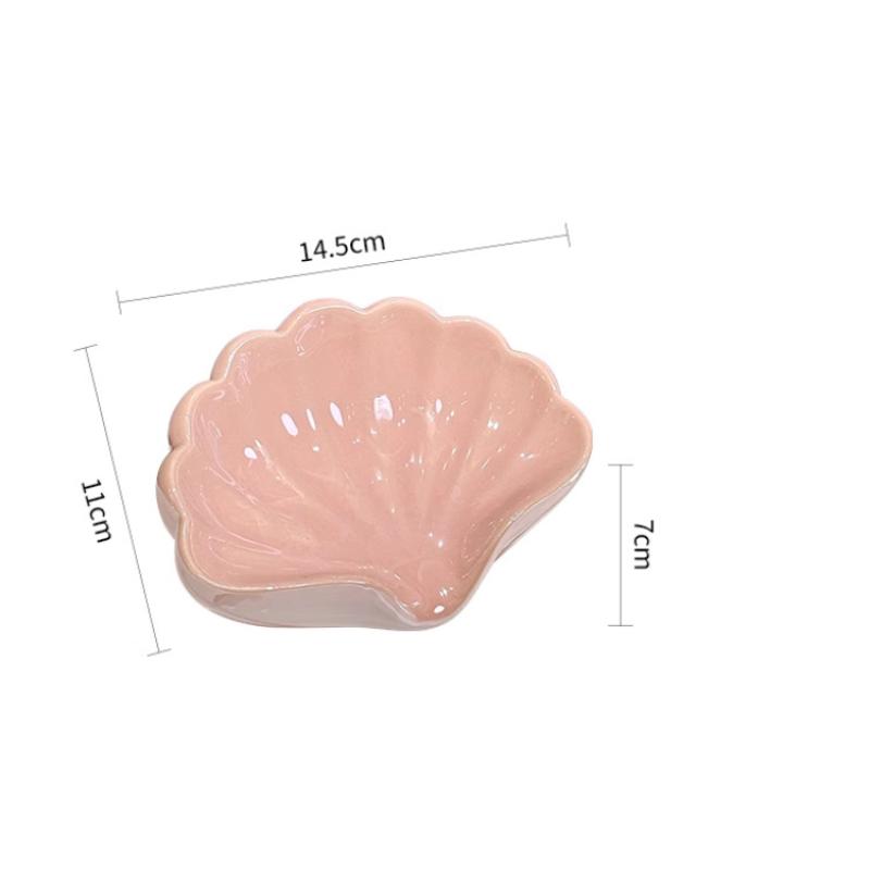 Shell Soap Box Bathroom Creative High-end Light Luxury Home and Daily Necessities Ceramics Decoration
