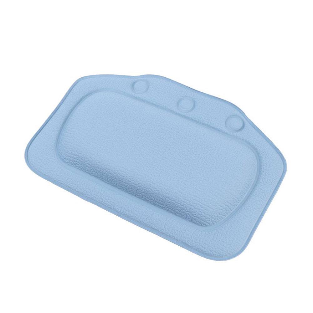 Soft Portable Bathtub Bath pillow Pillow Headrest Waterproof With Suction Cups PVC Bath Pillows Cushion Head Neck Rest Pillows