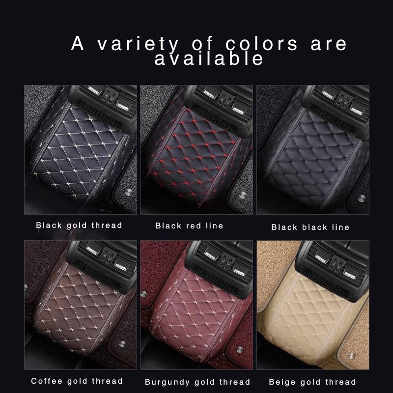 For BMW E65 E66 E67 F01 F02 F03 F04 G11 G12 7ER 2000- Car Floor Mats Special Leather Carpet Car Accessories