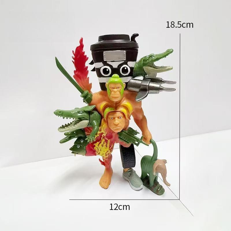 34 Style Italian Brainrot Figures Toys Tung Tung Tung Sahur Tralalero Tralala Anime Action Figurines Ornament Ornaments Decor