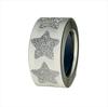 300pcs/roll Exquisite Silver Shiny Dot Heart Shaped Stickers Seal Labels for Gift Package Glitter Card Handmade Decoration