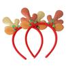 Unique Plush Antler Headband With Bells For Merry Christmas Celebrations And Gatherings