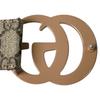 Used GUCCIbelt Pink beige/Brown Leather Women