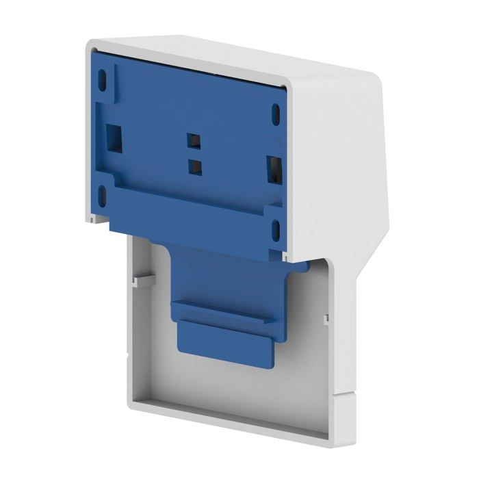 Bloc multiprise - cablecoach - cc10100 - 2 prises - pvc - encastrable